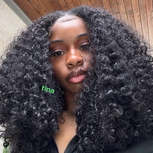 Extensiones de pelo humano rizado birmano de Color Natural, extensiones de cabello natural para mujeres, vendedor al por mayor, rizado indio - Product Image 2