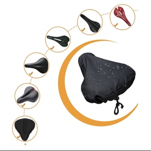 Funda Impermeable para Sillín de Bicicleta, Poliéster 210T, <span class=keywords><strong>Cubierta</strong></span> Antipolvo con Cordón, Protección Solar, Cojín Universal para Bicicleta de Montaña y <span class=keywords><strong>Carretera</strong></span> - Product Image 3