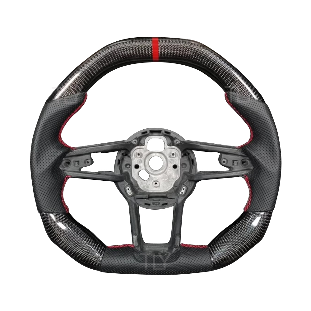 Perforated Leather+Carbon Fiber