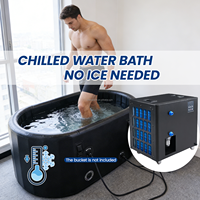 Bain de glace automatique ZT pour usage domestique avec compresseur, machine de refroidissement portable pour la cryothérapie et le système de récupération