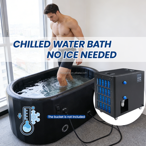 Bain de glace automatique ZT pour usage domestique avec compresseur, machine de refroidissement portable pour la cryothérapie et le système de récupération - Product Image 4