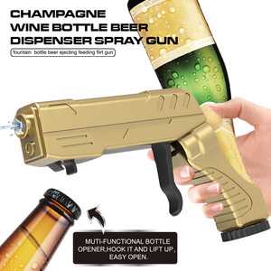Pistolet à <span class=keywords><strong>champagne</strong></span> fantaisie, calibre réglable, distributeur de vin et de bière, <span class=keywords><strong>fontaine</strong></span> pour fête, 3 couleurs : noir, blanc, argent - Product Image 4