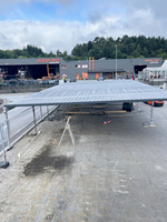 Panneau de toit pour conteneur personnalisé de 10 pieds Abri pour conteneur entrepôt extérieur et équipement de service d'ombrage pour parking à vendre