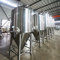 Machine à bière untank 1000 2000L 3500L 5000L fermenteur et réservoirs de bière lumineux