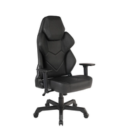 Chaise de jeu personnalisée, ergonomique, confortable, à dossier haut, inclinable, noire, de style moderne et de luxe