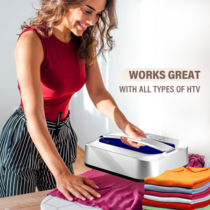 Máquina de Prensa de Calor Eléctrica Inteligente para el Hogar, Portátil, de 9/12 Pulgadas, Máquina de Prensa de Calor Automática Combinada para Camisetas - Product Image 4