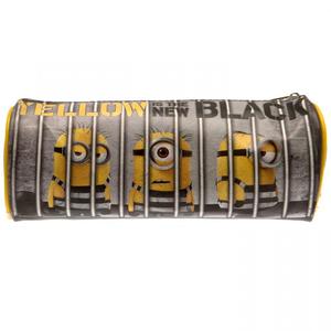 Estuche para lápices Minions, amarillo, es el nuevo material escolar con cremallera cilíndrica negra - Product Image 3