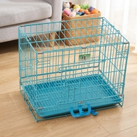 Cage pour chien en métal écologique, vente en gros d'usine, fermeture simple à poussoir, facile à assembler, cage pliable, durable, grand espace
