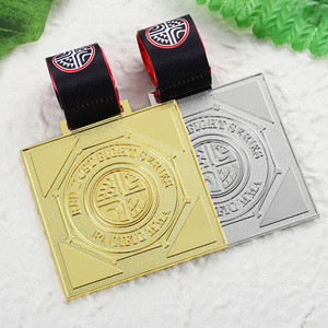 Médailles sportives personnalisées, logo en métal gravé, texte, arts martiaux mixtes, taekwondo, karaté, jiu-jitsu, médaille au design <span class=keywords><strong>personnalisé</strong></span>, sports - Product Image 4