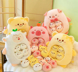 Fábrica al por mayor 18/25cm Anime juguetes de peluche Poke Mon animales de peluche con Pika Chu Bulbasaur Charmander Squirtle <span class=keywords><strong>Gengar</strong></span> Elf - Product Image 3