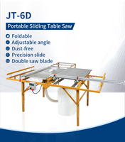 Scie à table pour la coupe du bois, machine à découper les panneaux portable, scie à table portable et coulissante pour le travail du bois