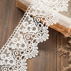 Hot-selling good quality Water Soluble French Border Guipure Lace Trim