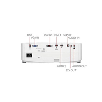 Projecteur Optoma UHD506 4K pour cinéma maison, fréquence de rafraîchissement de 240 Hz, 3400 lumens ISO pour les jeux avec faible latence, projecteur 4K