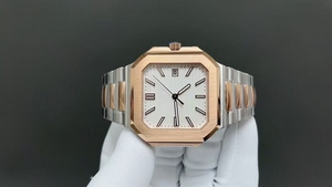 นาฬิกาข้อมือผู้ชายทรงสี่เหลี่ยมจัตุรัส ระบบอัตโนมัติ เครื่อง 330  วัสดุคาร์บอนไฟเบอร์และสแตนเลสสตีล 904L คุณภาพสูง 316L ดีไซน์หรูหราบางเฉียบ - Product Image 2