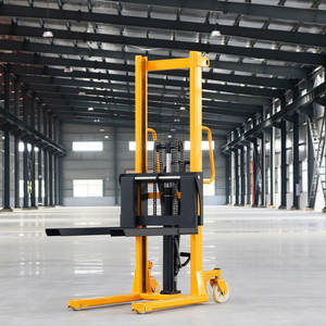 Haizhili 1T 2M <span class=keywords><strong>Hand</strong></span> Hydraulische Vorkheftruck Met Verstelbare Vorken Handmatig Bediende Lading Opheffende <span class=keywords><strong>Pallet</strong></span> Stapelaar <span class=keywords><strong>Trolley</strong></span> - Product Image 2