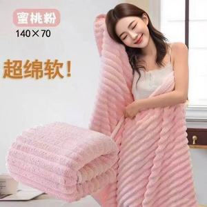 Serviette de bain en velours corail épaissi, super absorbante, séchage rapide, grande serviette de bain pour adultes - Product Image 3