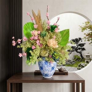 Ramo de Flores Preservadas de Lujo Moderno con Jarrón, Centro de Mesa Floral de Rosas Eternas Decorativas para Bodas, Fiestas y Decoración del Hogar - Product Image 5