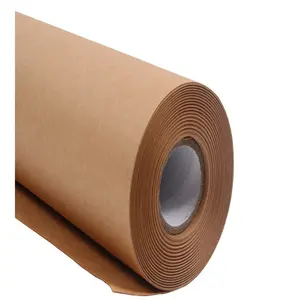 Rollo Jumbo de papel Kraft sin recubrimiento de alta calidad, rollos de papel de alta resistencia de pulpa de madera virgen