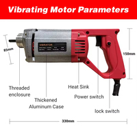 Tragbarer Handvibrator 220V 1200W Elektrischer Betonvibrator für Effiziente Bauverdichtung