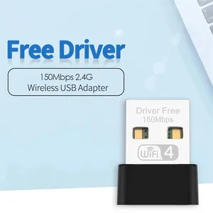 Hotsale سائق حر البسيطة USB واي فاي محول 2.4G USB محول الشبكة هوائي واي فاي استقبال 150Mbps واي فاي اللاسلكية محول ل PC