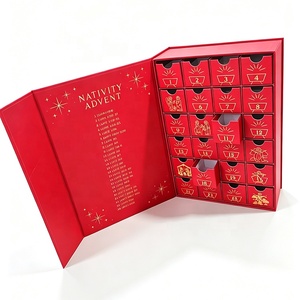 Boîte <span class=keywords><strong>de</strong></span> <span class=keywords><strong>calendrier</strong></span> <span class=keywords><strong>de</strong></span> <span class=keywords><strong>l</strong></span>'<span class=keywords><strong>avent</strong></span> personnalisée avec fermeture magnétique <span class=keywords><strong>de</strong></span> <span class=keywords><strong>luxe</strong></span>, design imprimé, pour cadeaux <span class=keywords><strong>de</strong></span> Noë<span class=keywords><strong>l</strong></span>, 24 jours - Product Image 6