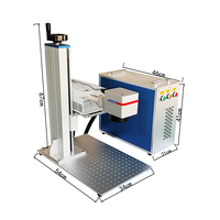 Refrigerado por aire de fábrica UV precio bajo portátil 355nm máquina de marcado láser UV pequeño tallado láser hojas de plástico botellas de vidrio