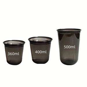 Vaso de Plástico PET de Pared Simple en Forma de U de 89 mm con Logotipo Impreso Personalizado, 10/12/14/16 oz, Ideal para Café Helado, Jugos y Smoothies - Product Image 4