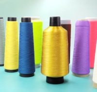 Fil à tricoter en nylon/polyester de haute qualité, vente chaude des fabricants, rouleau de fil texturé pour la couture, haute résistance, ténacité, couleurs