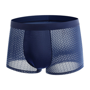 XX505 Boxers pour jeunes hommes à taille mi-haute, grande taille, en soie glacée, coupe plate - Product Image 5