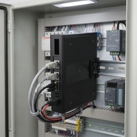 Boîtier de protection électrique industriel en tôle d'aluminium pour rail DIN, conception personnalisée, protection IP54
