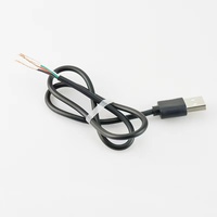Câble plat 2/4 conducteurs USB 2.0 Type A Mâle 22 AWG 3A pour signalisation, charge rapide et transfert de données - En stock