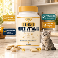 Complément multivitaminé 11 en 1 pour chiens, formule nutritionnelle complète et équilibrée, comprimés, 100 unités, soins quotidiens, OEM