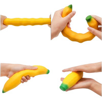 Jouet anti-stress géant en plastique souple en forme de banane, amusant et créatif, idéal pour les farces, provenant de la province du Zhejiang, pour se détendre et se soulager du stress.