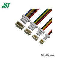 Connecteur automobile JST SHR-02V-S-B, pas de 1,0 mm, 2 broches, en alliage de cuivre, terminal SH pour connexion fil-carte PC