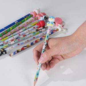 Set de Papelería Kawaii Personalizado <span class=keywords><strong>para</strong></span> Niños, Lápiz de Grafito con Adorno, Borrador, Lápices de Colores HB <span class=keywords><strong>para</strong></span> <span class=keywords><strong>Dibujar</strong></span> - Product Image 5