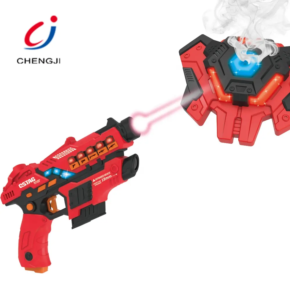 Mainan Pistol Laser Inframerah Permainan Menembak Bo, Mainan Angkasa Blaster Tempur
