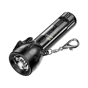 Toach Đa-Chức năng mini đèn pin và ngọn đuốc không thấm nước COB đi bộ đường dài cắm trại <span class=keywords><strong>Keychain</strong></span> đèn pin với còi - Product Image 6