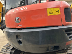 Excavatrice utilisée par Kx183-3 de Kubota en stock Bonne condition de travail fabriquée au Japon - Product Image 6