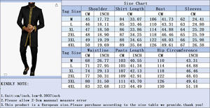 黑金男士非洲镀金民族风格2件套男士新款套装上衣长裤男装套装长Aashiki Kaftan - Product Image 4