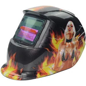 welding supplies OEM welding helmet big vision MIG TIG Arc Solar Power Auto Darkening Welding Helmet With Shade