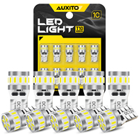 Bombillas LED AUXITO 194 para Luz de Matrícula, 6500K Blanco Brillante, Sin Errores Canbus, 168 2825 T10 W5W, Bombilla LED para Cúpula de Coche
