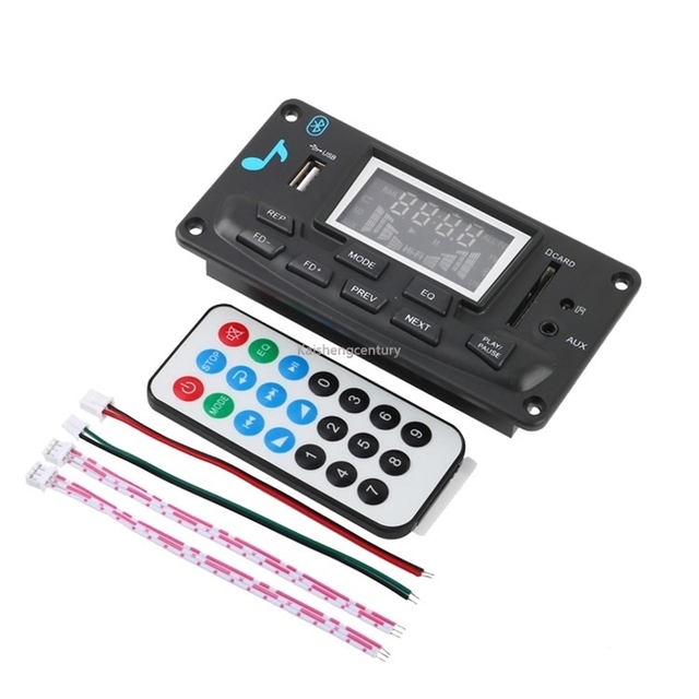 4.0 MP3 Decoder Player Board Module DIY USB SD MMC APE FLAC WAV DAE Record Decoding AUX FM Folders