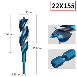 بالجملة مثقاب يدوي كهربائي يعمل مع ساق سداسية أربعة أطراف أخاديد ملتوية من ثلاثة أخدود - Product Image 5