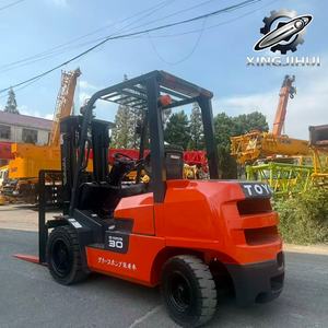 Chariot élévateur TOYOTA FDZN30 3 tonnes d'occasion, importé du Japon, moteur 1DZ-2, machine d'occasion, alimentation au carburant, capacité 3000 kg, avec déplacement latéral. - Product Image 3