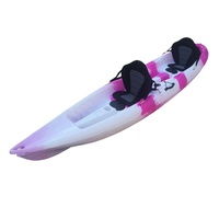 Kayak double en plastique de haute qualité, durable, résistant à l'eau, 3,8 m (13 pieds), pour deux personnes, prix abordable, vente en gros