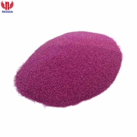 Abrasifs en alumine fondue rose de la marque RENWA, granulats pour sablage, tailles personnalisables, dureté moyenne, garantie 3 ans, abrasifs métalliques