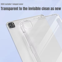 Baru casing kulit PU TPU PC empat sudut kantong udara tahan benturan penutup pintar casing Tablet dengan tempat pensil untuk iPad mini 6