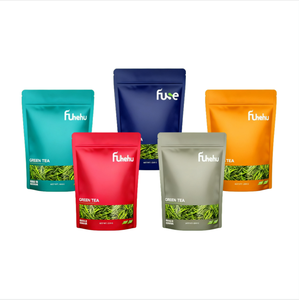 Logotipo personalizado huecograbado impreso resistente a la humedad Mylar soporte bolsa cremallera superior papel de aluminio para té aperitivos dulces Sushi embalaje - Product Image 6