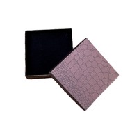 Boîte à bijoux de luxe à texture crocodile |   Emballage cadeau rigide de qualité supérieure |   Boîte cadeau pour bijoux avec logo personnalisé |   Solution d'emballage de luxe