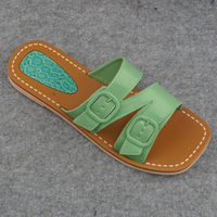 Sandales compensées légères et respirantes en PVC imprimé pour femme, idéales printemps-été-automne, antidérapantes pour l'extérieur